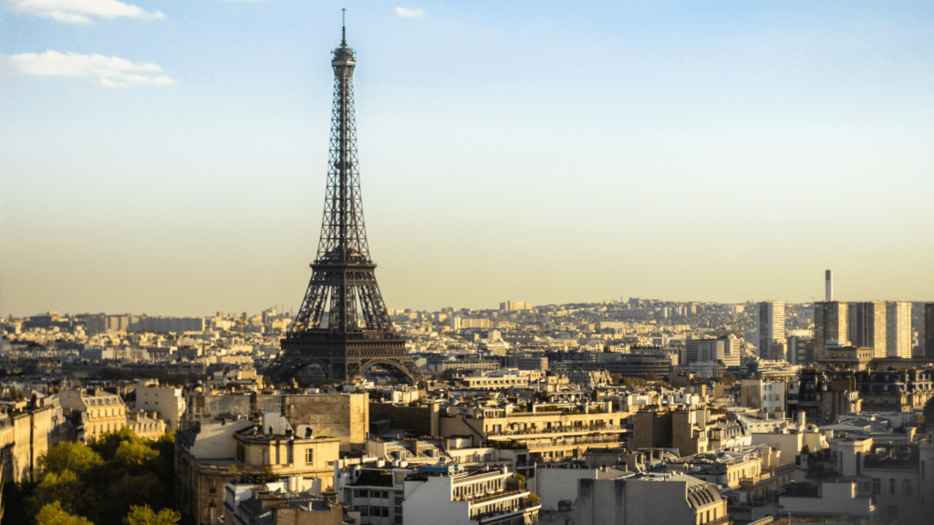 the eiffel tower in paris, france