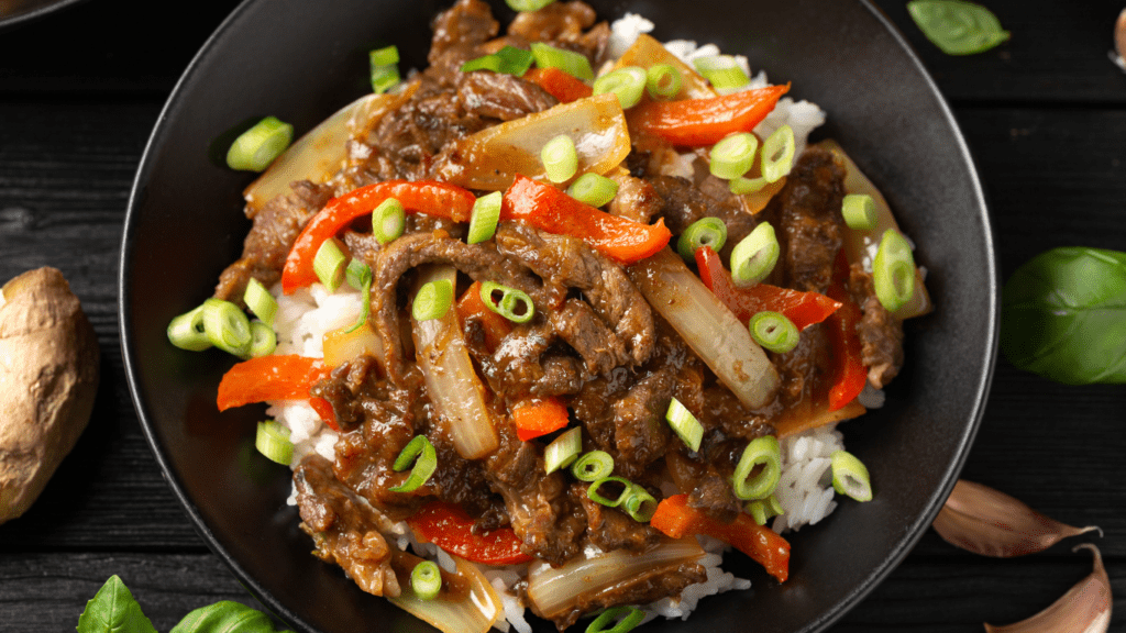 image of a stir fry fish