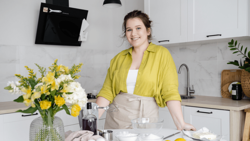 woman in her cuisine