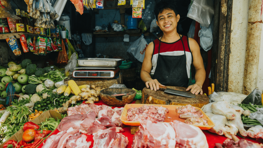 image of a wet market