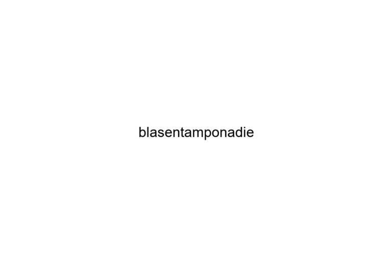 blasentamponadie