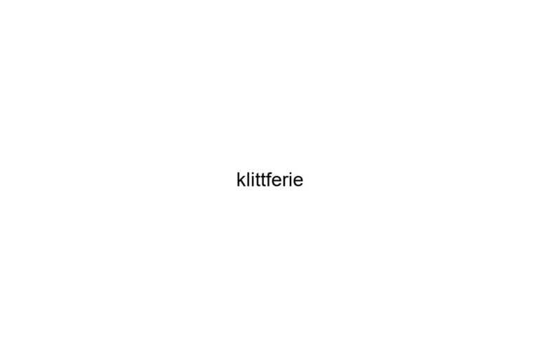 klittferie