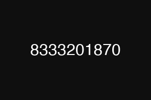 8333201870