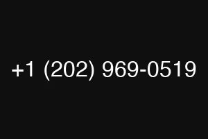 +1 (202) 969-0519