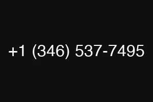+1 (346) 537-7495
