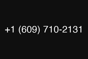 +1 (609) 710-2131