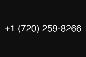 +1 (720) 259-8266