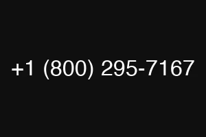 +1 (800) 295-7167
