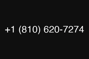 +1 (810) 620-7274
