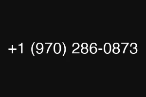 +1 (970) 286-0873